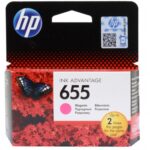 Картридж оригинальный пурпурный (magenta) HP №655  CZ111AE BHK, ресурс 600 стр.