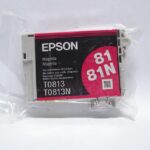 Картридж оригинальный (блистер) (повышенной емкости) пурпурный (magenta) Epson T0813 / C13T08134A, объем 11,1 мл.
