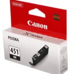 Картридж оригинальный черный (black) Canon CLI-451BK, объем 7 мл.