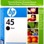 Картридж оригинальный черный (black) HP 51645A (№45), емкость 42 мл.