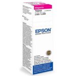 Контейнер оригинальный (блистер) с пурпурными чернилами (magenta) Epson C13T66434A / T6643, объем 70 мл.