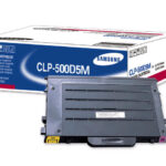 Картридж оригинальный пурпурный (magenta) Samsung CLP-500D5M, ресурс 5000 стр.