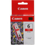 Картридж оригинальный красный (red) Canon BCI-6R, объем 13 мл.