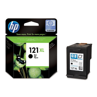 cc641 Картридж оригинальный (увеличенного объема) черный (black) HP №121XL CC641HE, ресурс 600 стр. — изображение 1