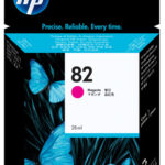 Картридж оригинальный пурпурный (magenta) HP CH567A (№82), объем 28 мл.