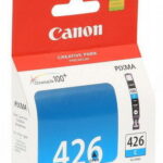 Картридж оригинальный голубой (cyan) Canon CLI-426C, ресурс 460 стр.