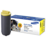Картридж оригинальный желтый (yellow) Samsung CLP-Y350A, ресурс 2000 стр.