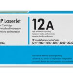 Картридж оригинальный HP Q2612A / 12A, ресурс 2000 стр. (Один картридж из комплекта  Q2612AD)