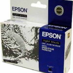 Картридж оригинальный (блистер) светло-черный/серый (light black) Epson T0347, ресурс 440 стр.