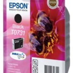 Картридж оригинальный (блистер) черный (black) Epson T0731 / C13T07311A10, ресурс 470 стр.