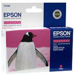 Картридж оригинальный (блистер) пурпурный (magenta) Epson T5593 (C13T55934010), ресурс 400 стр.